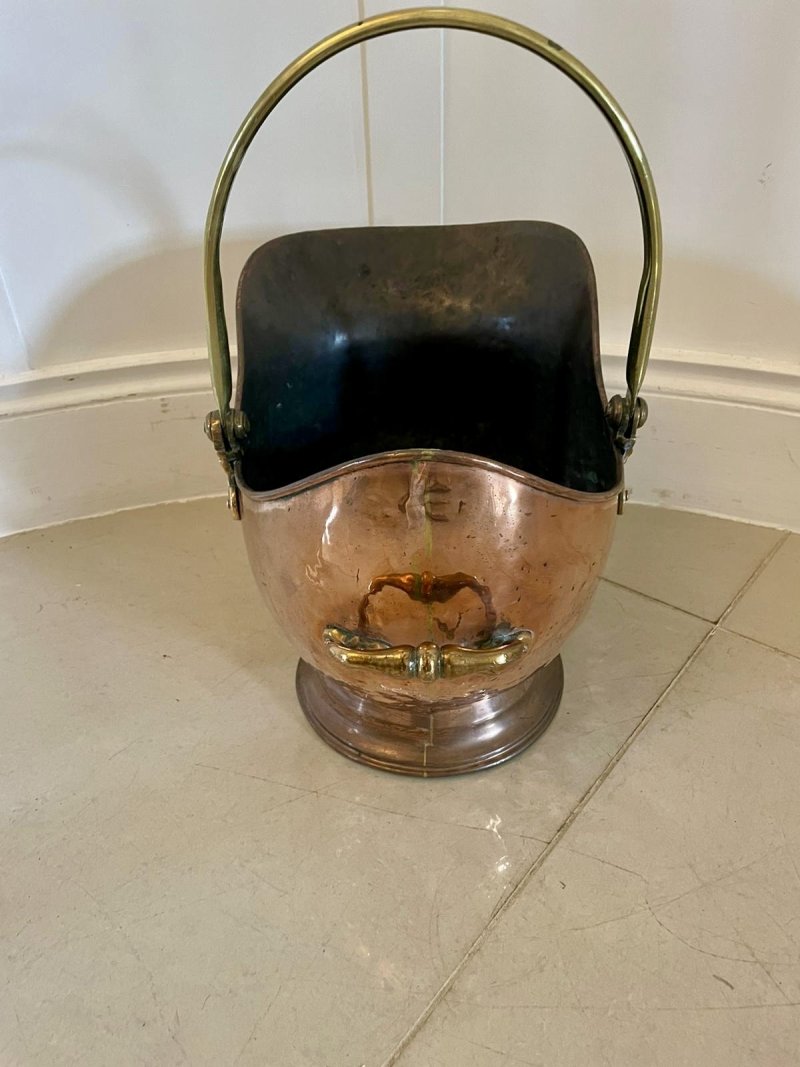 Antique George III Quality Coal Scuttle - Image 4